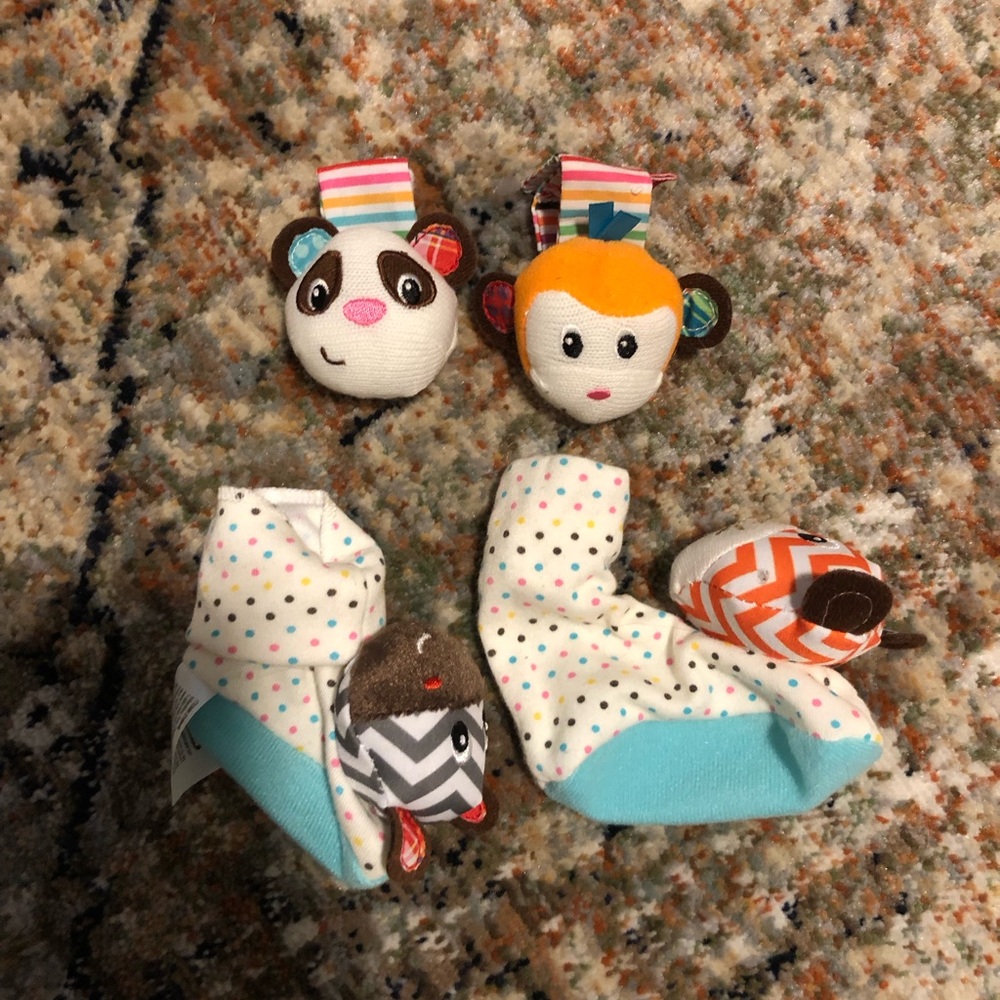 Baby Hand and Feet Rattles